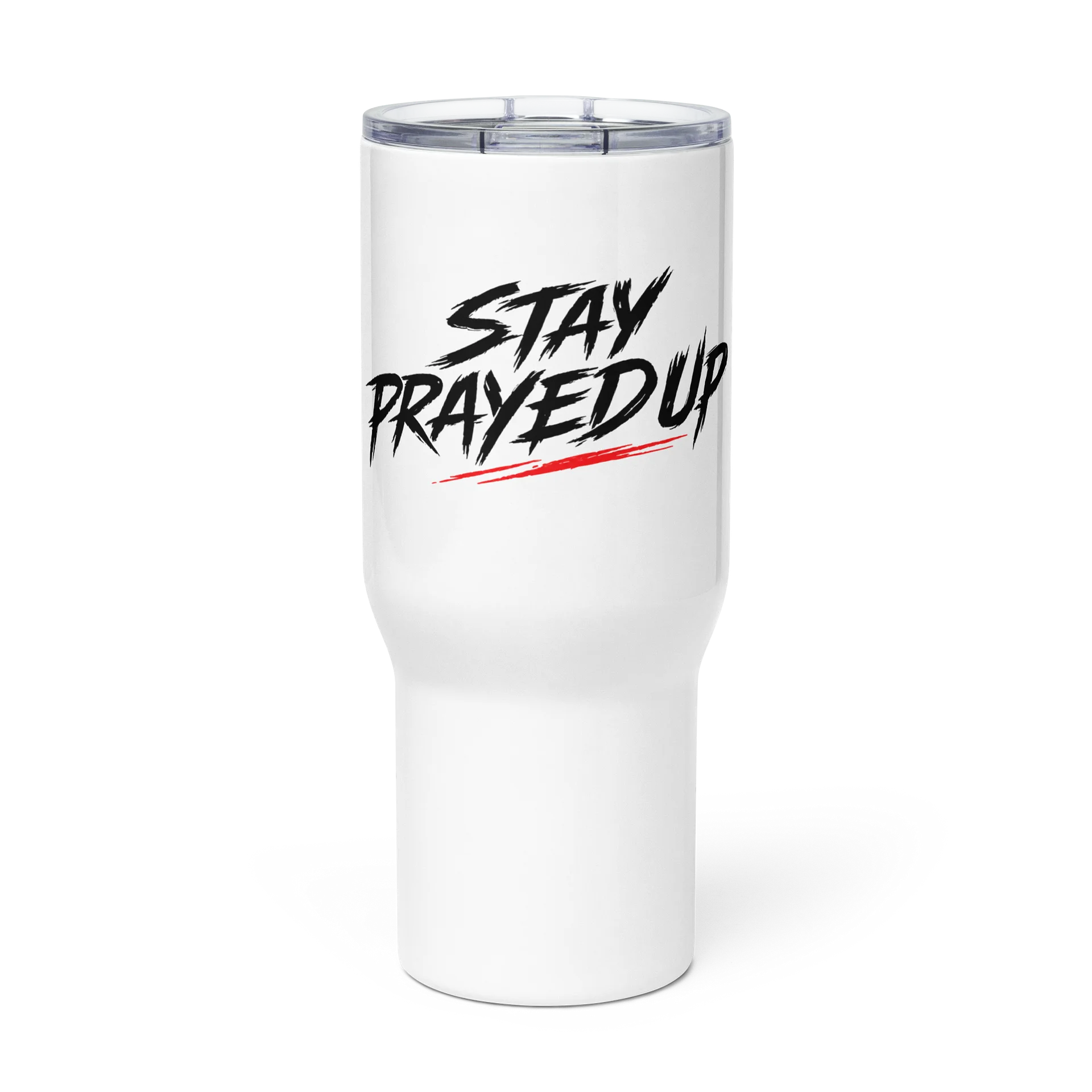 Stay Prayed Up Tumbler | Mysteries Unknown Faith Travel Cup product image (3)