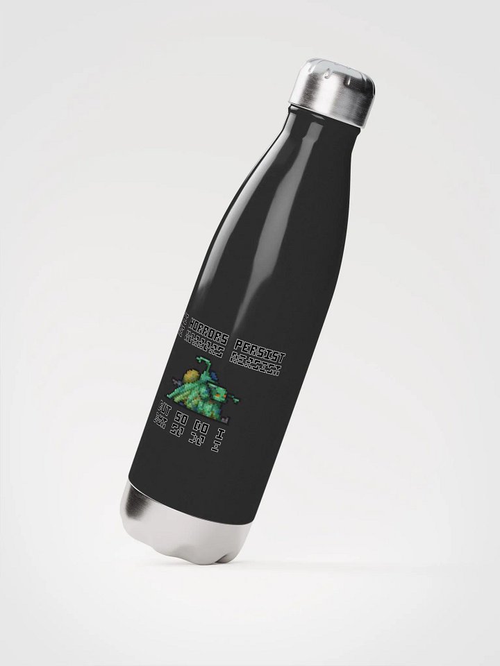 The Horrors Persist Steel Water Bottle product image (2)