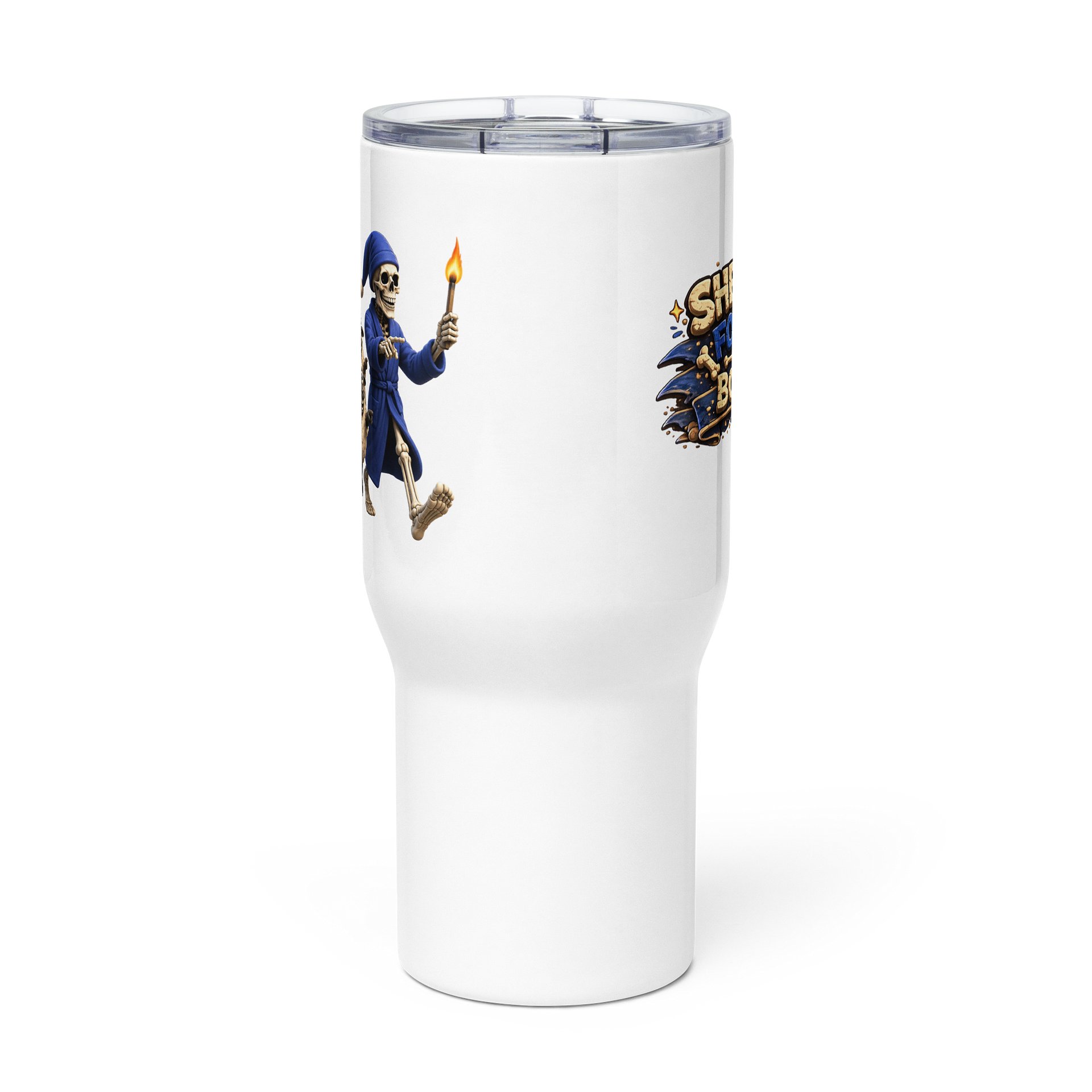 ''Sheeples Follow The Bones'' Travel Mug with a Handle product image (3)