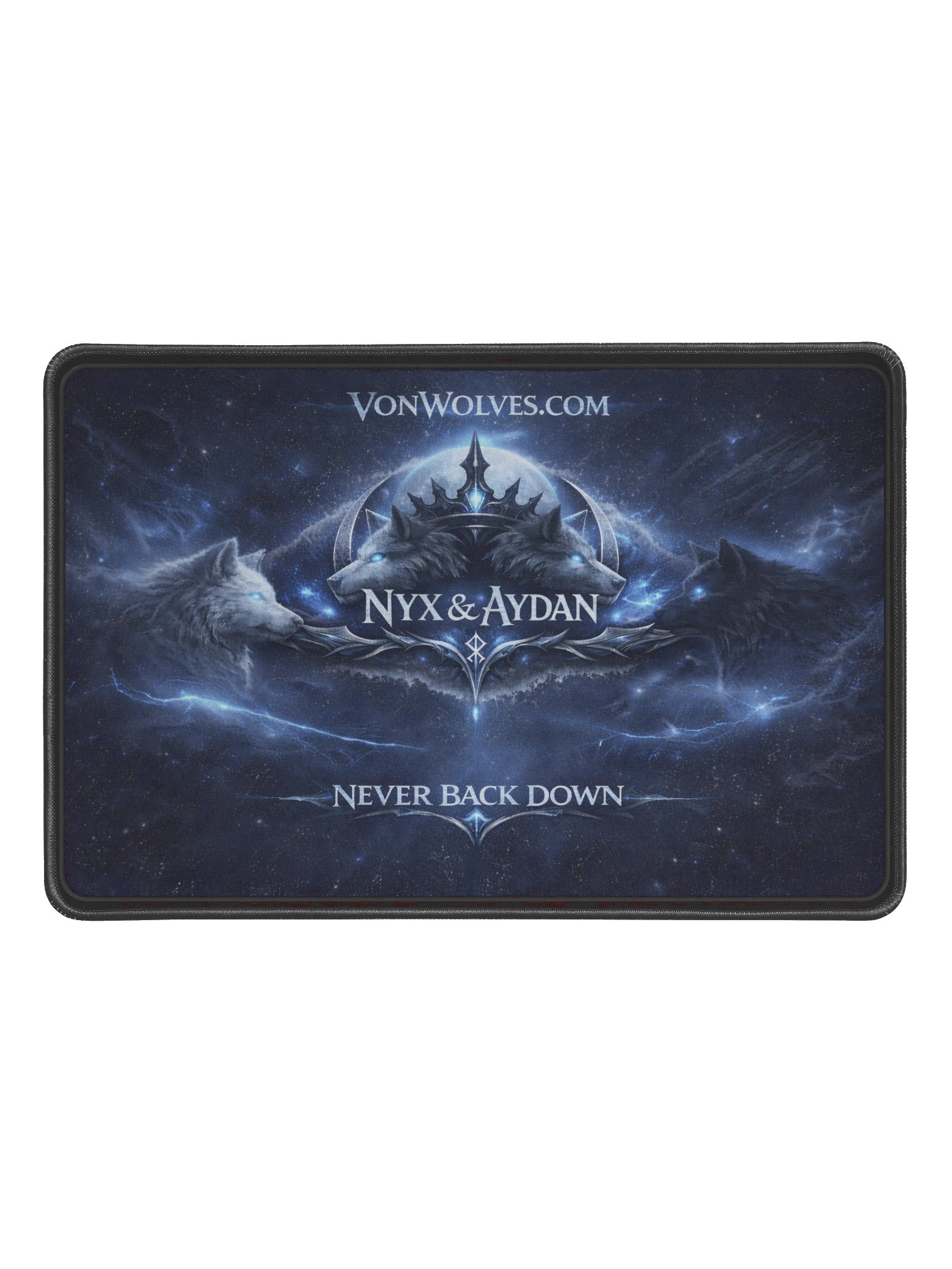 Nyx & Aydan: Never Back Down Desk Mat product image (1)