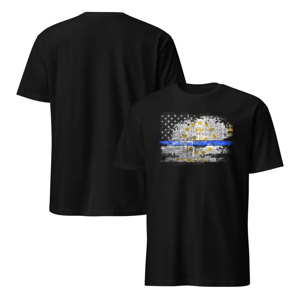 Rhode Island Thin Blue Line Flag product image (6)