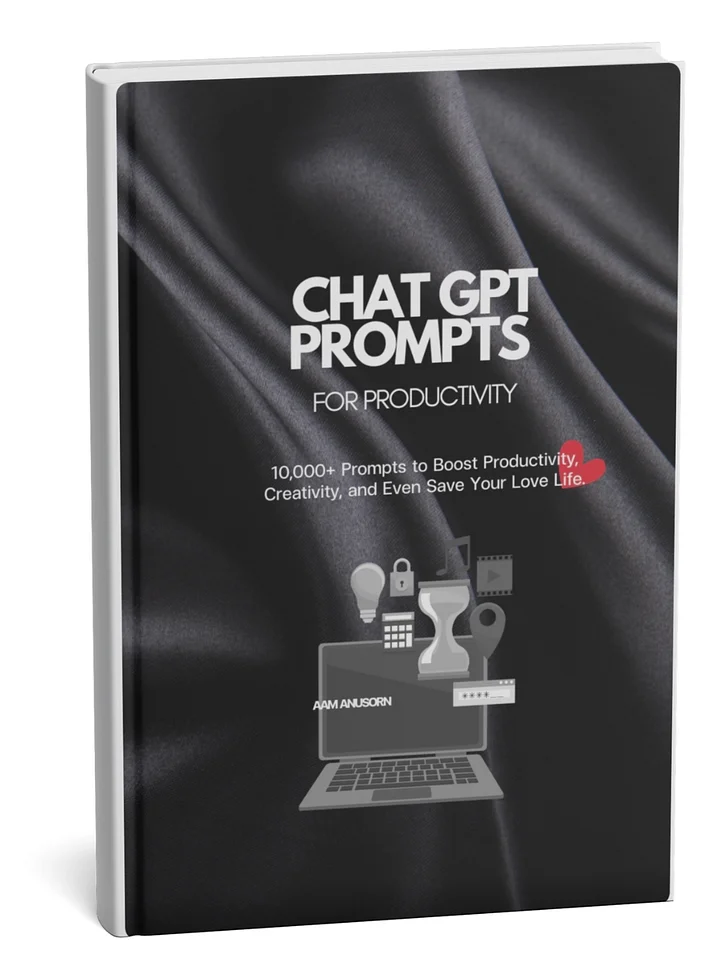 ChatGPT Prompts for Productivity - 15,000+ Prompts to Boost Productivity, Creativity, and Even Save Your Love Life. | E-Book product image (2)