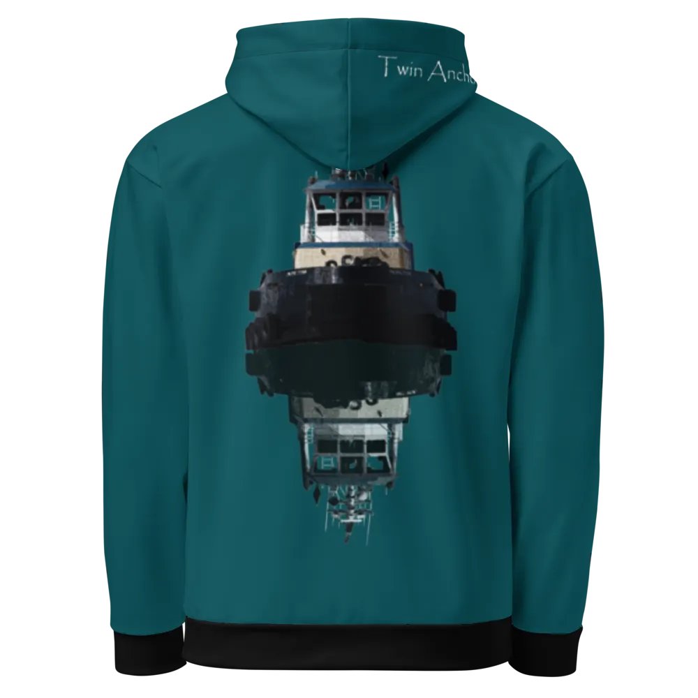 Tug Pacific Titan & Reflection (Teal) – Performance Marine Wear | Twin Anchor Apparel North Current Line product image (11)