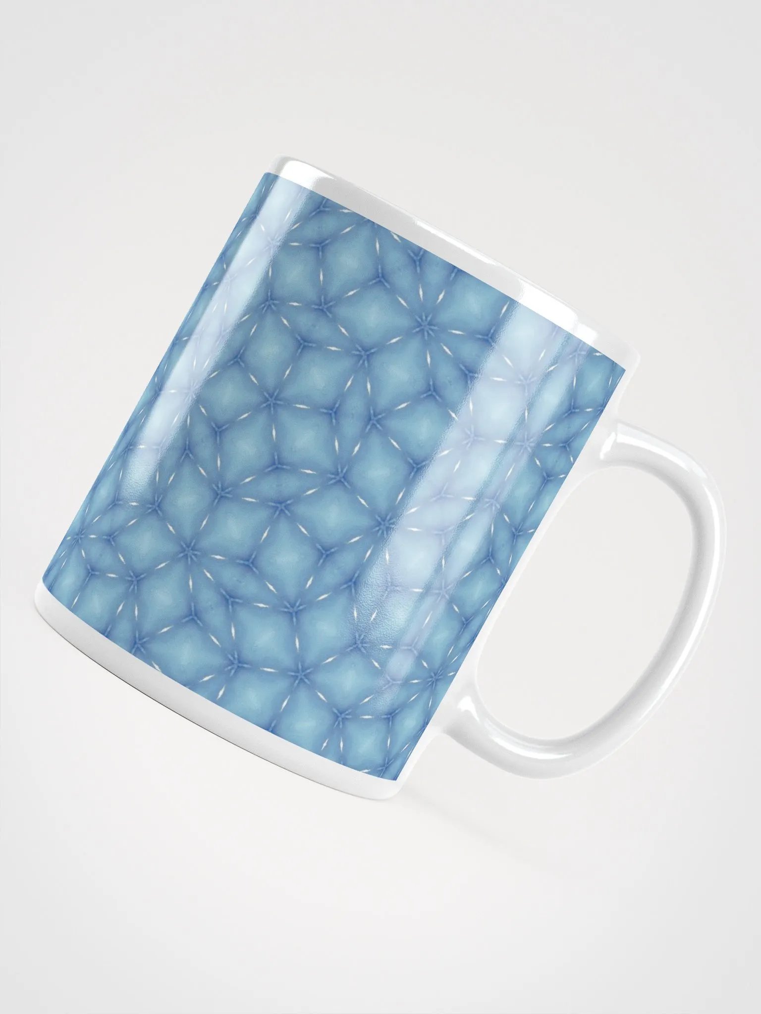 Seamless Flower Pattern Ceramic Mug product image (4)