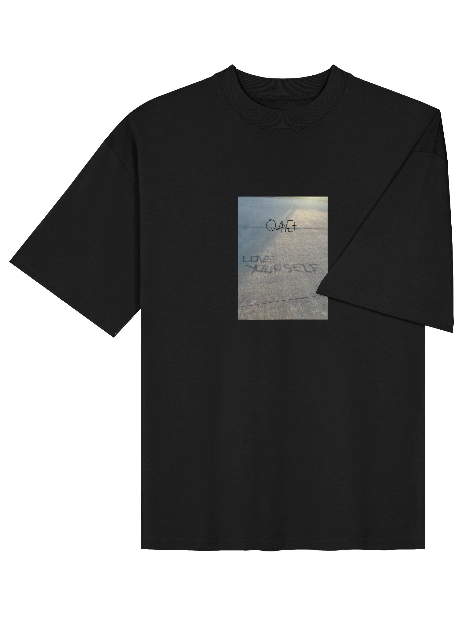 QWHYET LOVE YOURSELF oversized Tee product image (4)