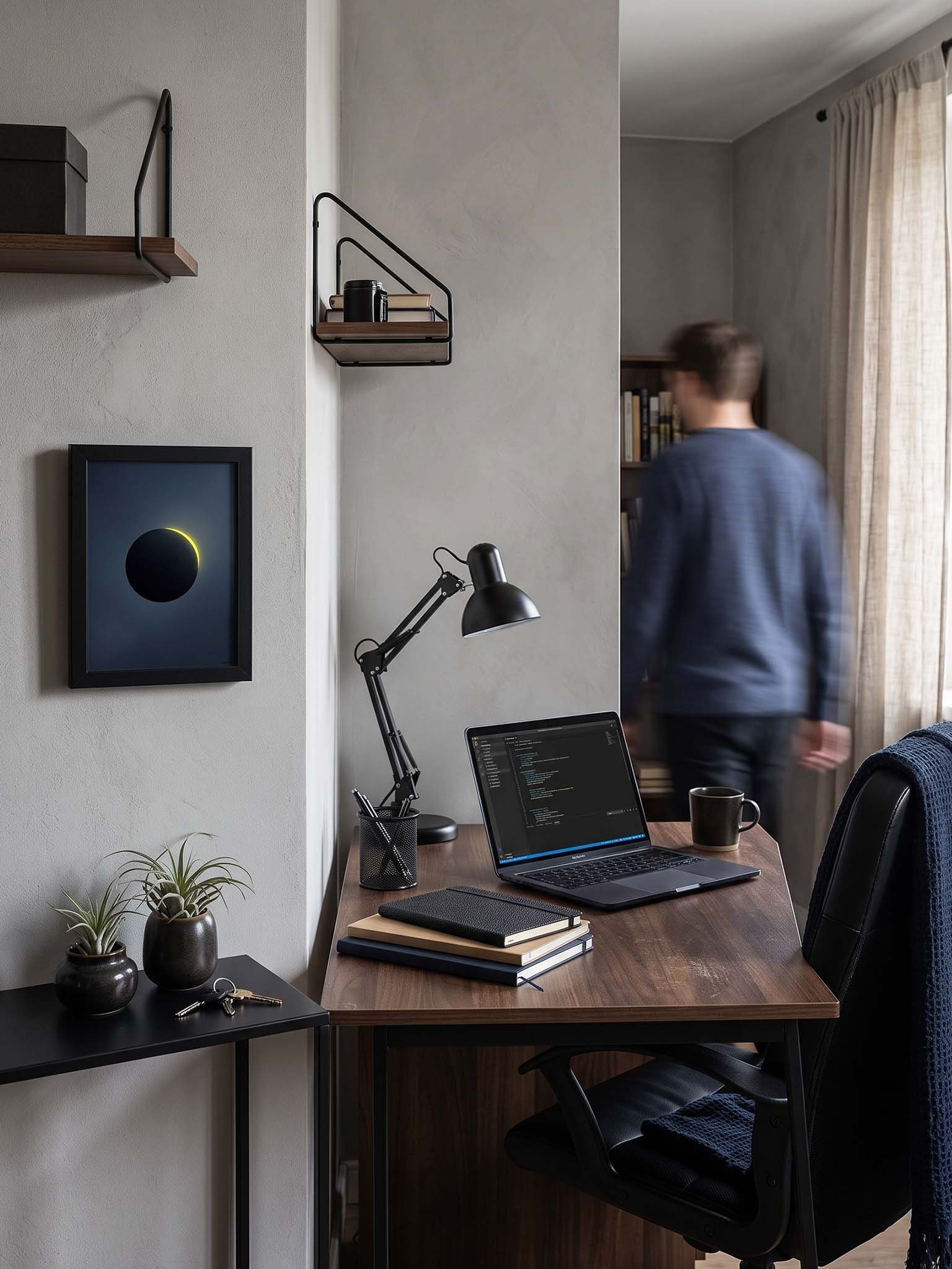Black Sun - Minimalist Celestial Wall Art product image (37)