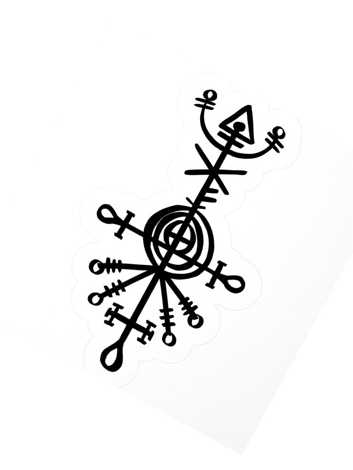 Icelandic Money Stave Sticker product image (2)