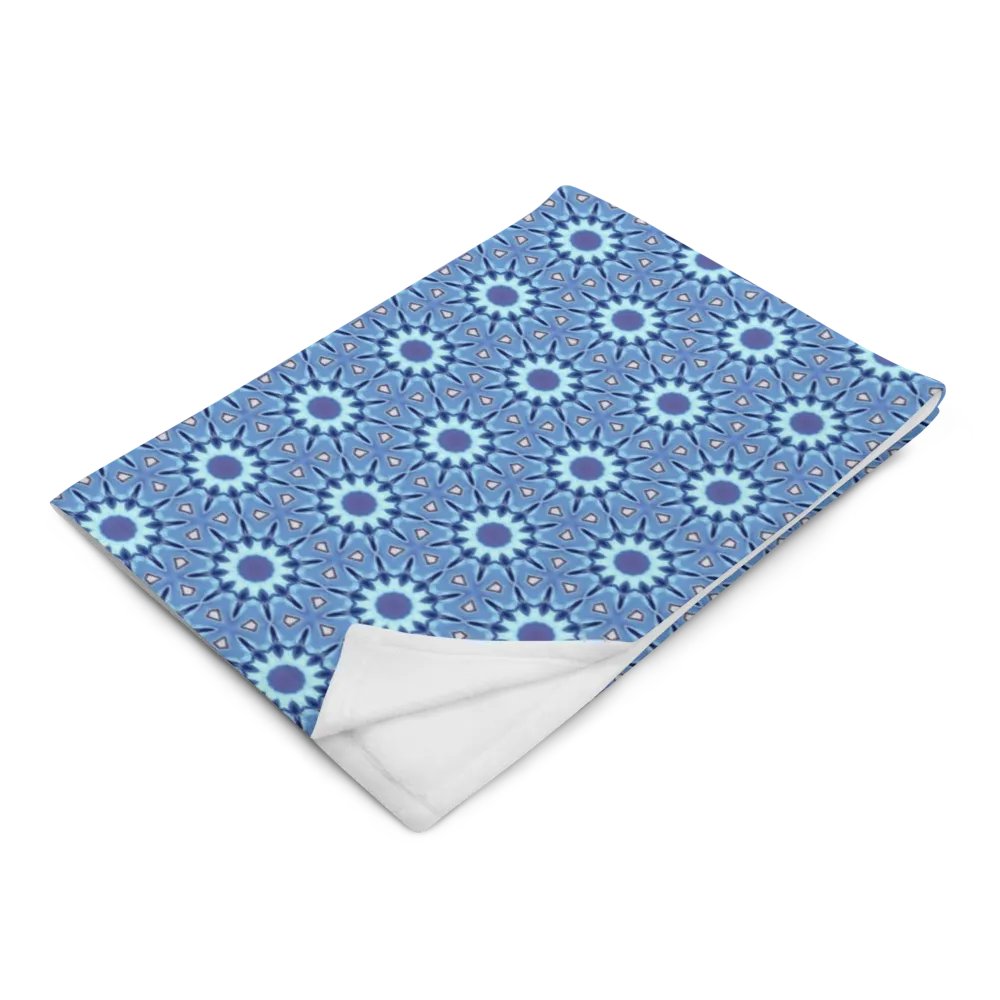 Seamless Flower Patterned Throw Blanket product image (4)