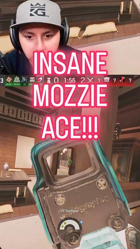 INSANE MOZZIE ACE!!! #rainbowsixsiege #rainbowsix #r6 #r6s #gaming