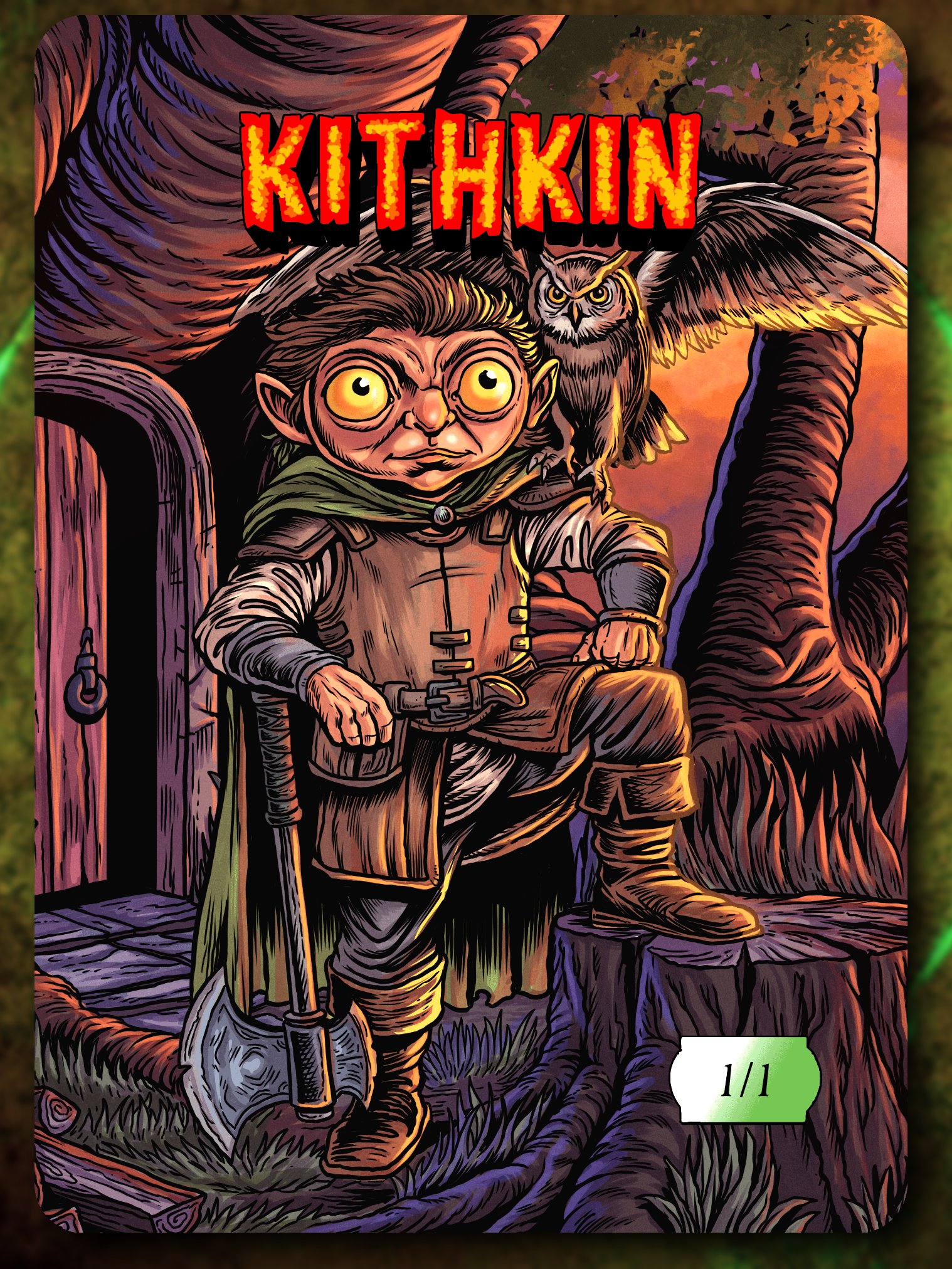 Kithkin 1/1 Full Art Token product image (1)
