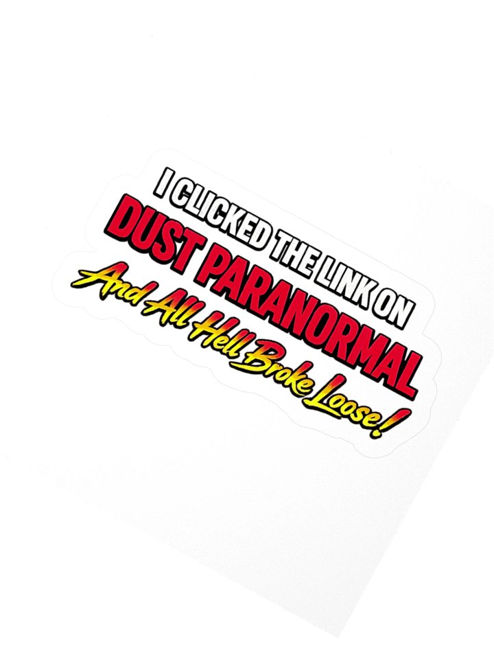 Click The Link 3" x 3" sticker product image (2)