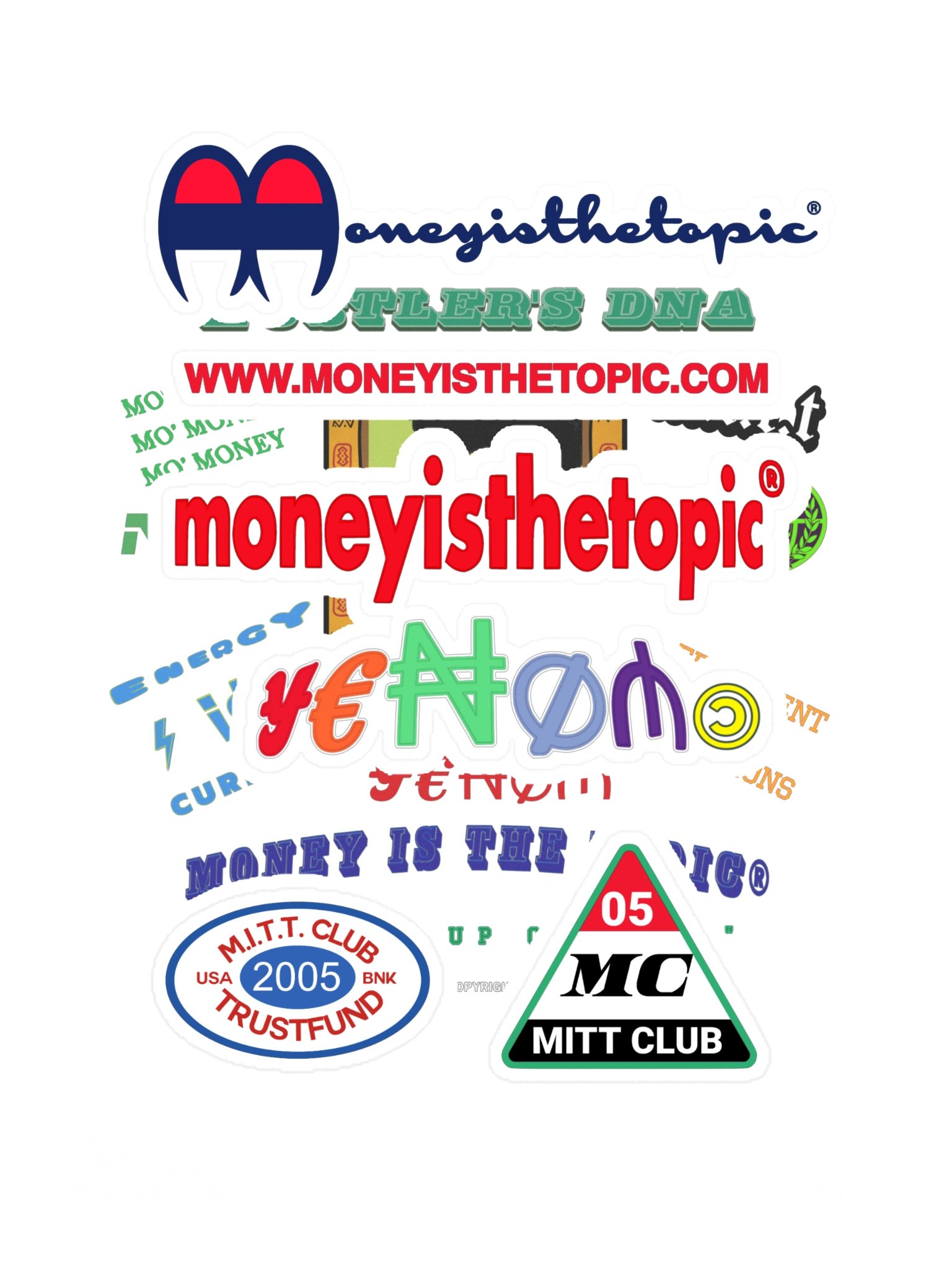 Money Club Stickers Sheet for All Ages product image (3)
