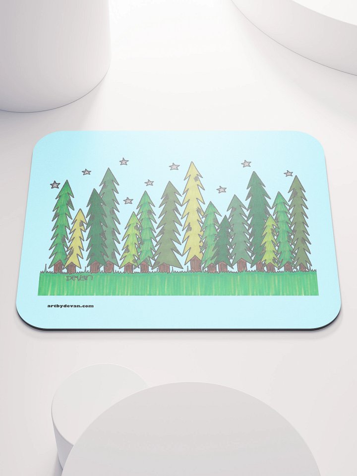 Happy Trees Mousepad product image (1)