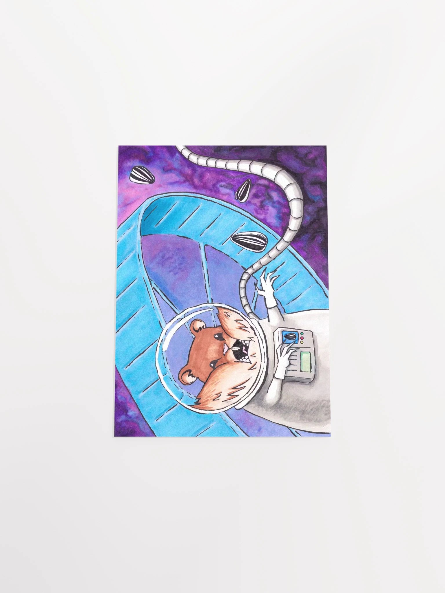 Space Hammy Print product image (4)