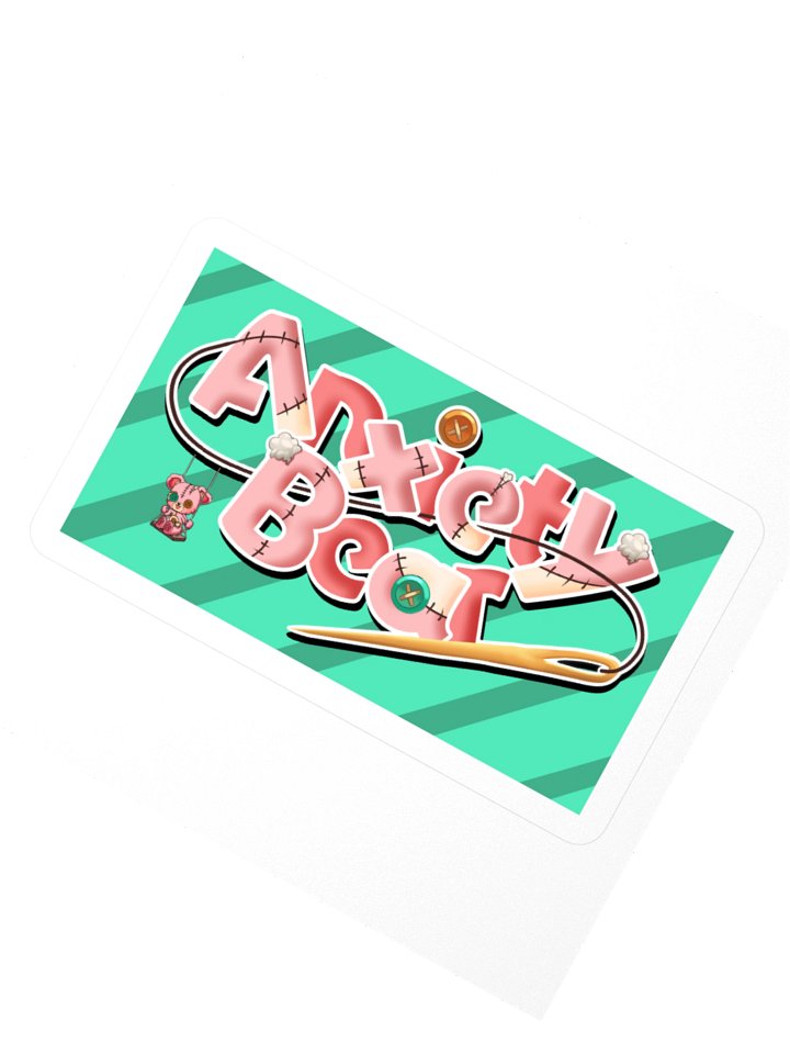 Anxiety Bear Logo Sticker product image (6)