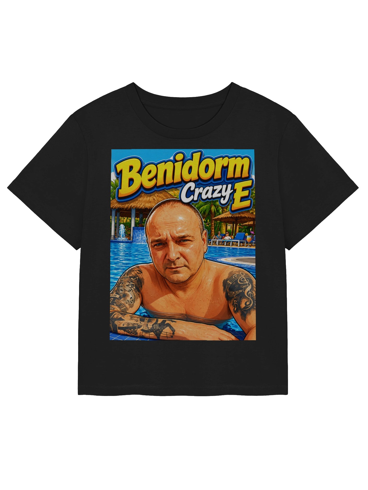 Benidorm Crazy E Poolside Tee Ladies product image (4)