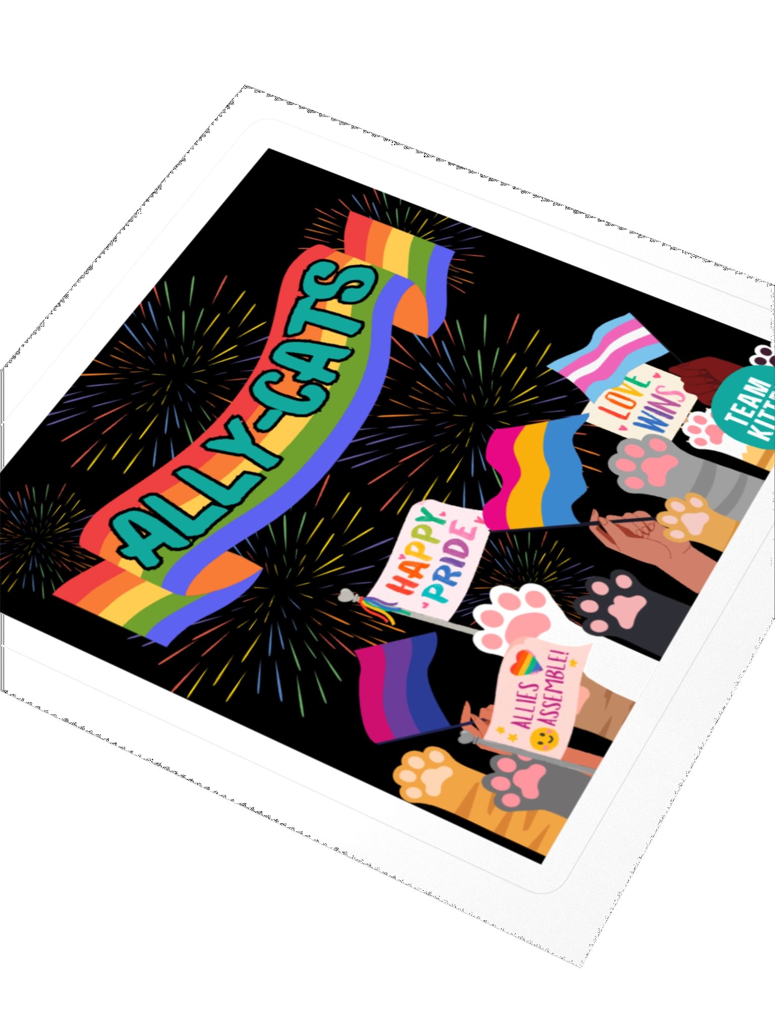 Ally-Cats Pride Sticker product image (5)