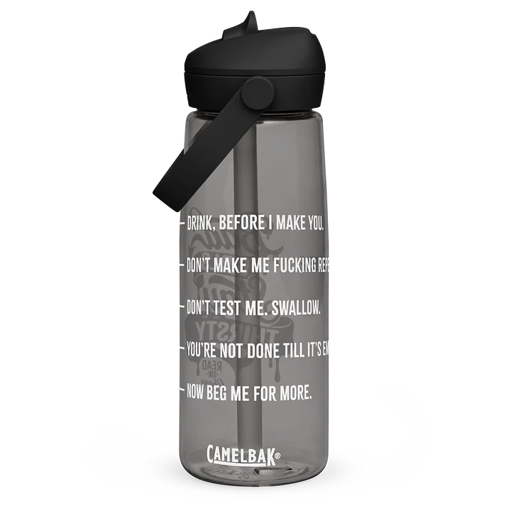 Bad Girls Stay Thirsty Flip Straw Bottle product image (3)