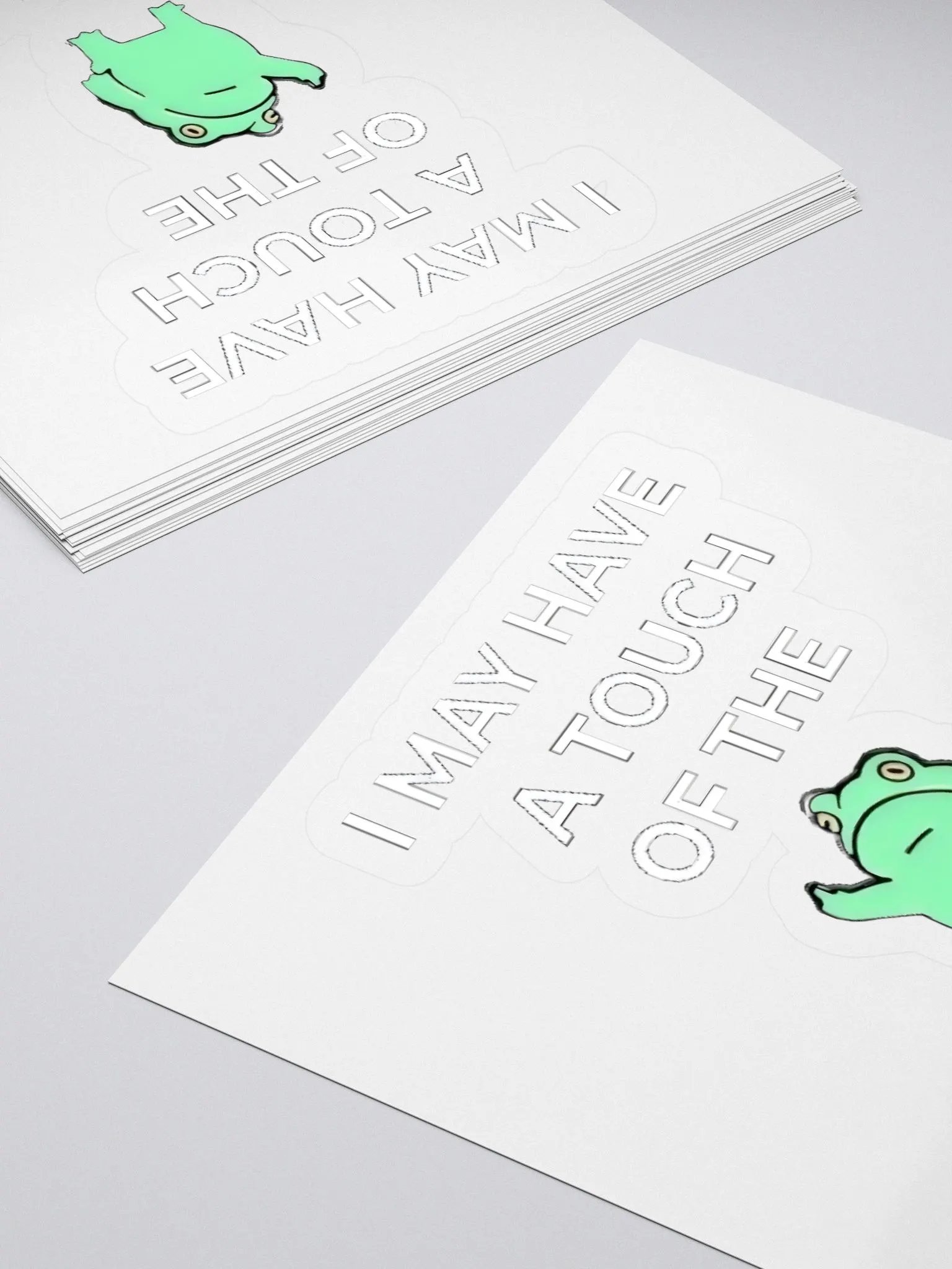 I May Have A Touch Of The Tism Sticker product image (4)