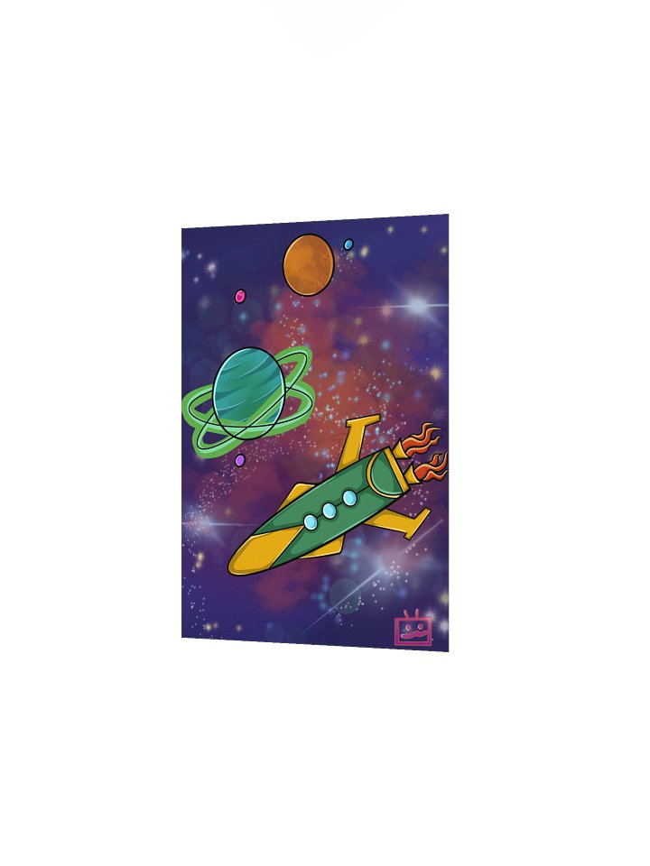 5x7 Space Ship Print product image (2)