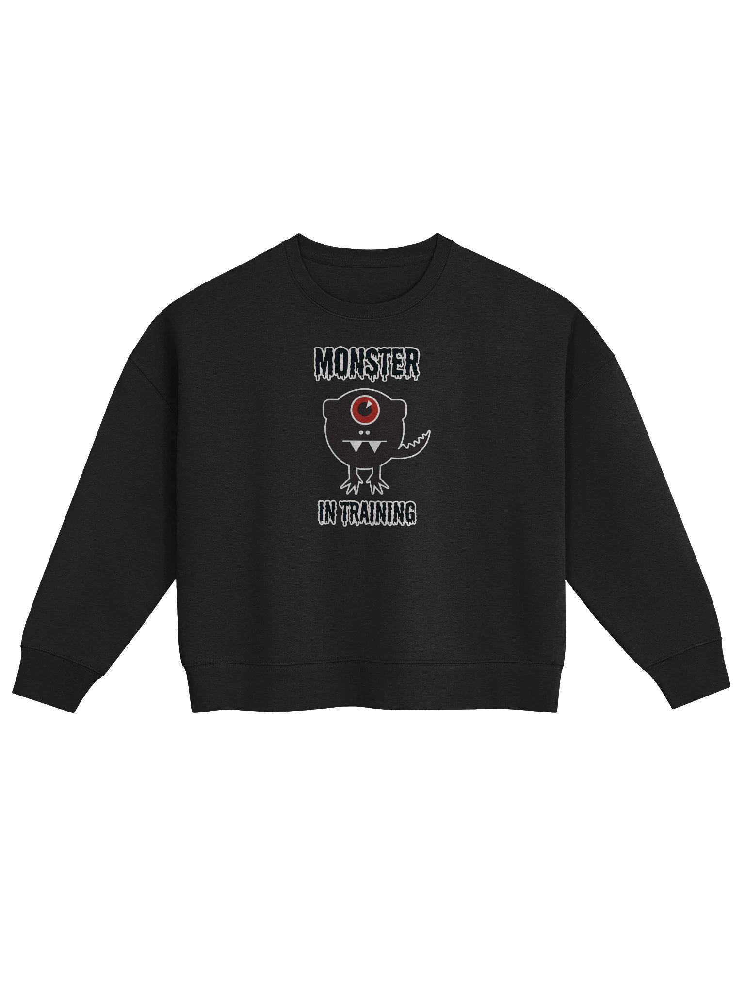 ECO Monster In Training Women's Organic Crew Neck Sweatshirt product image (4)