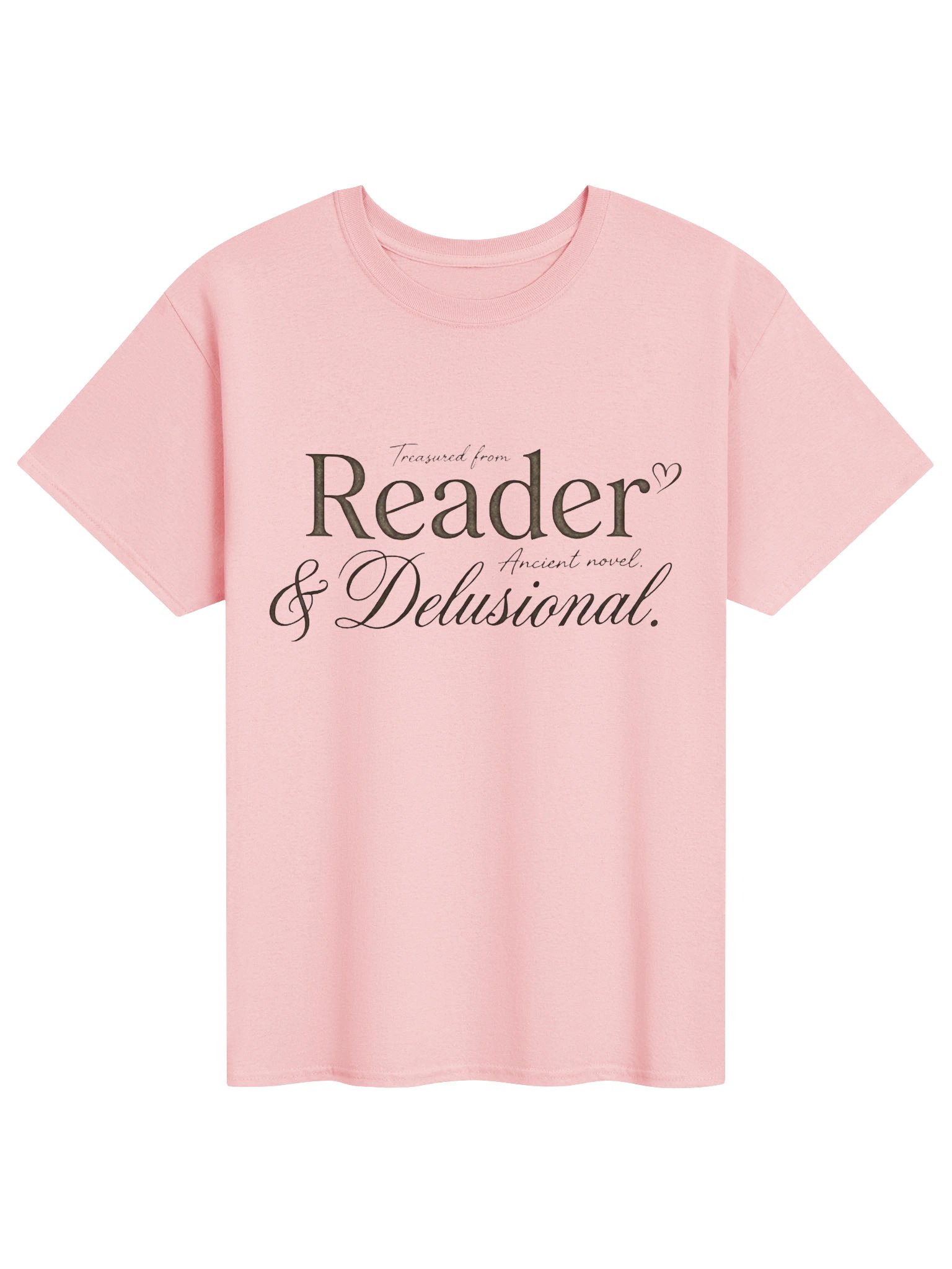 Reader & Delusional Premium Editorial Tee | Dark Romance Edition product image (1)