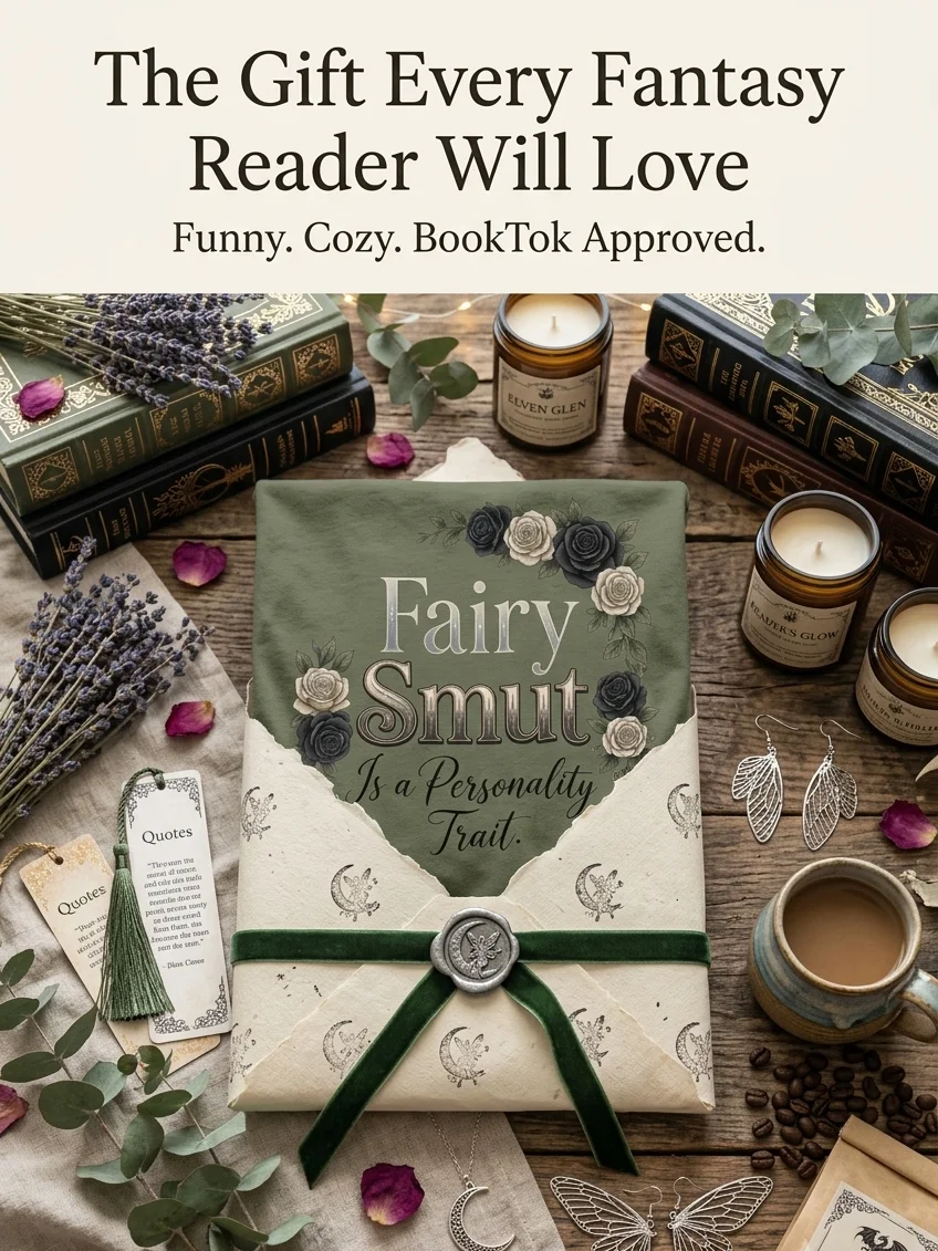 Fairy Smut Is a Personality Trait Spicy Romantasy T-Shirt for BookTok Girls product image (4)