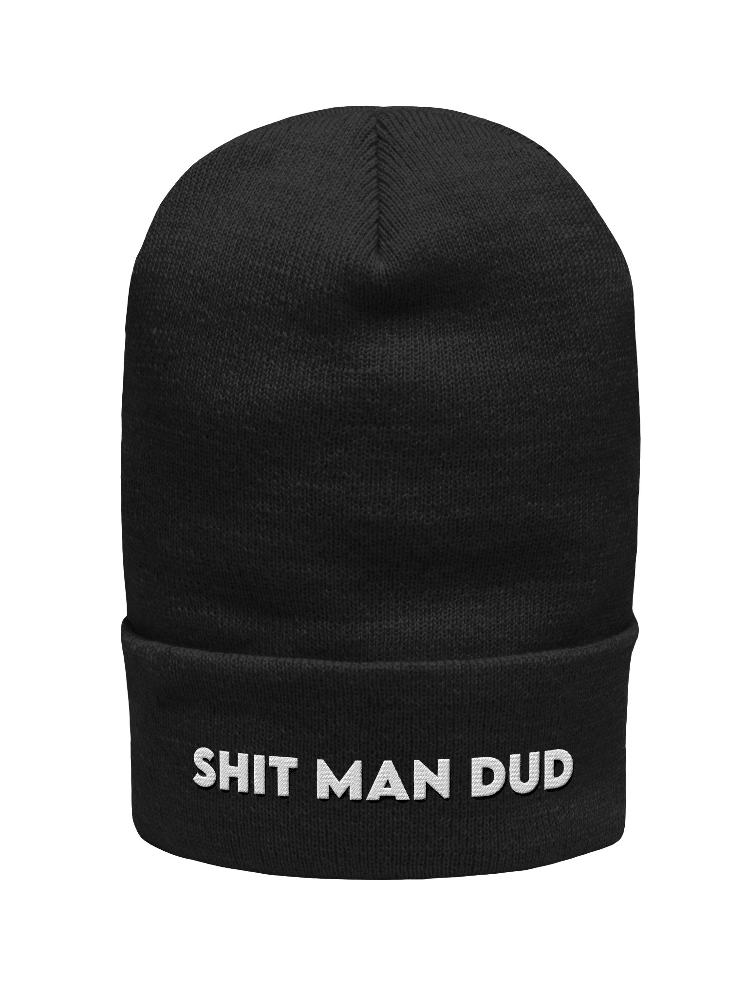 SHIT MAN DUD Cuffed Beanie product image (1)