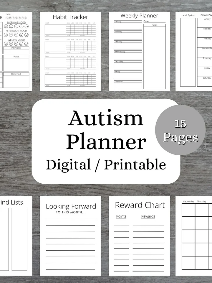 Autism Planner PDF product image (1)