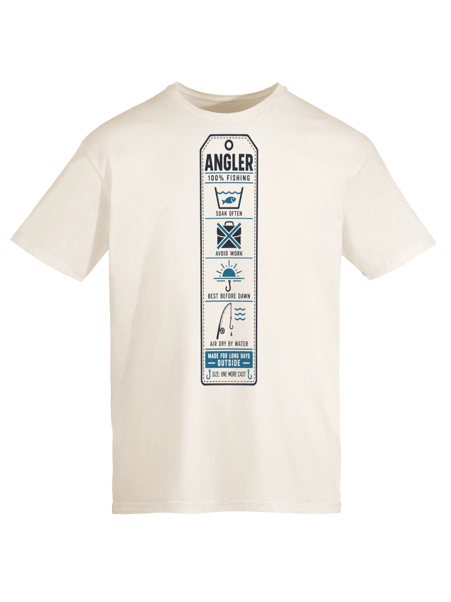 Care Instructions for an Angler T-Shirt product image (5)