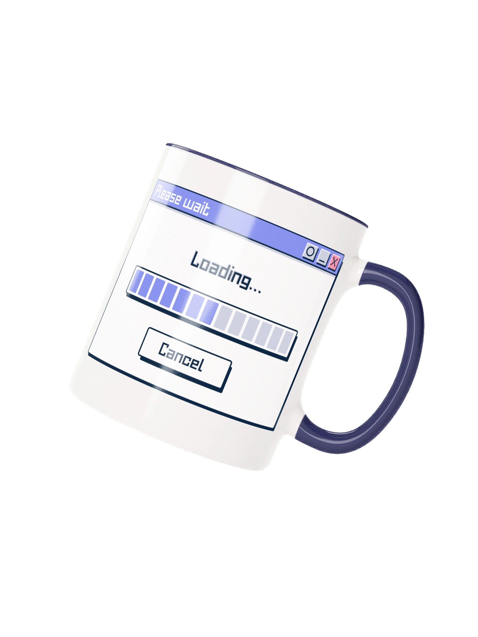 Colored Retro Loading Screen Ceramic Mug product image (2)