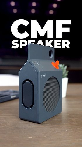 Finally, Tech That Looks FUN Again 🔊#CMF #Nothing #CMFSpeaker 

I’ve been using the CMF Speaker S, and there’s a lot to love....