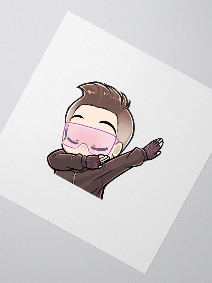 ASMR Destiny 'Dab' Kiss Cut Sticker product image (2)