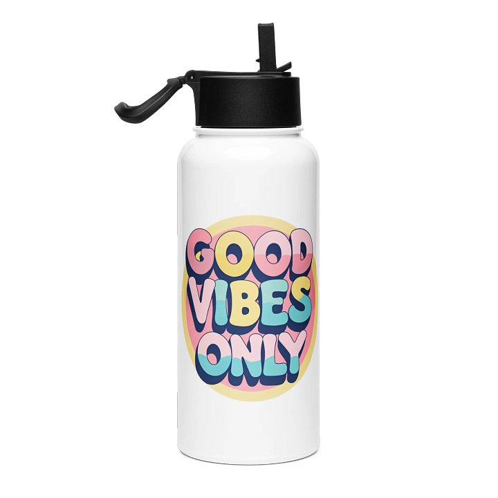 Good Vibes Skateboarding Frenchie Stainless Steel Bottle product image (2)