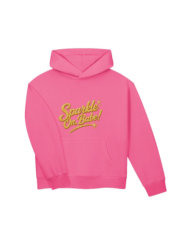 Sparkle On, Babe! Pink Women's Hoodie | Bianca Sparkle Official Merch product image (7)