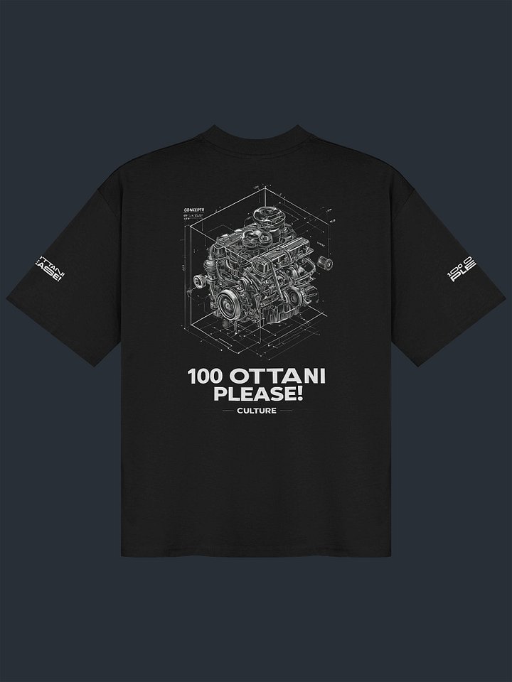 100 Ottani Please!™ Oversized Unisex Racing Streetwear Graphic T-Shirt | Checkpoint Edition product image (1)