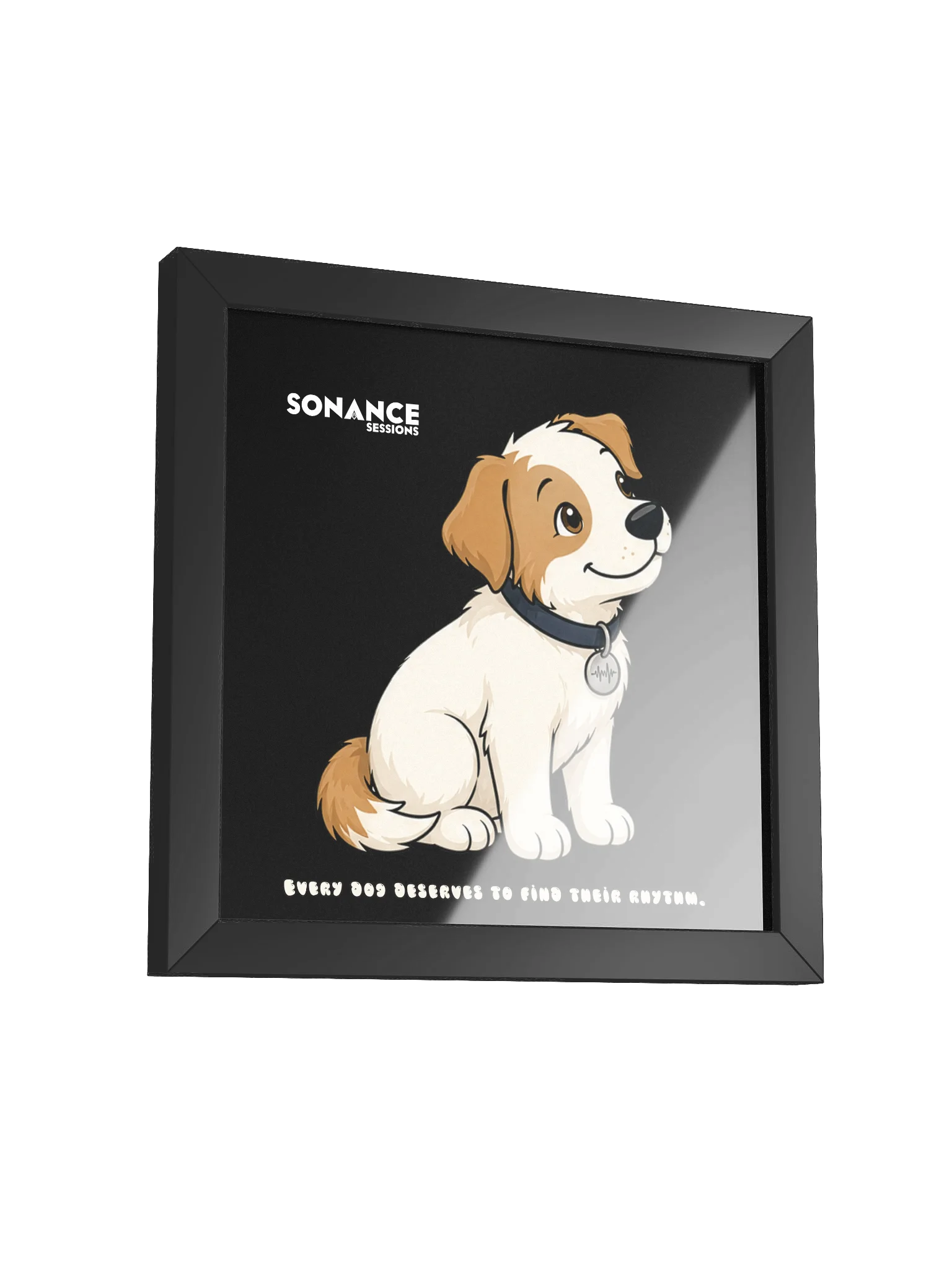 Sonance Dog Framed Matte Poster (Look Up) product image (3)