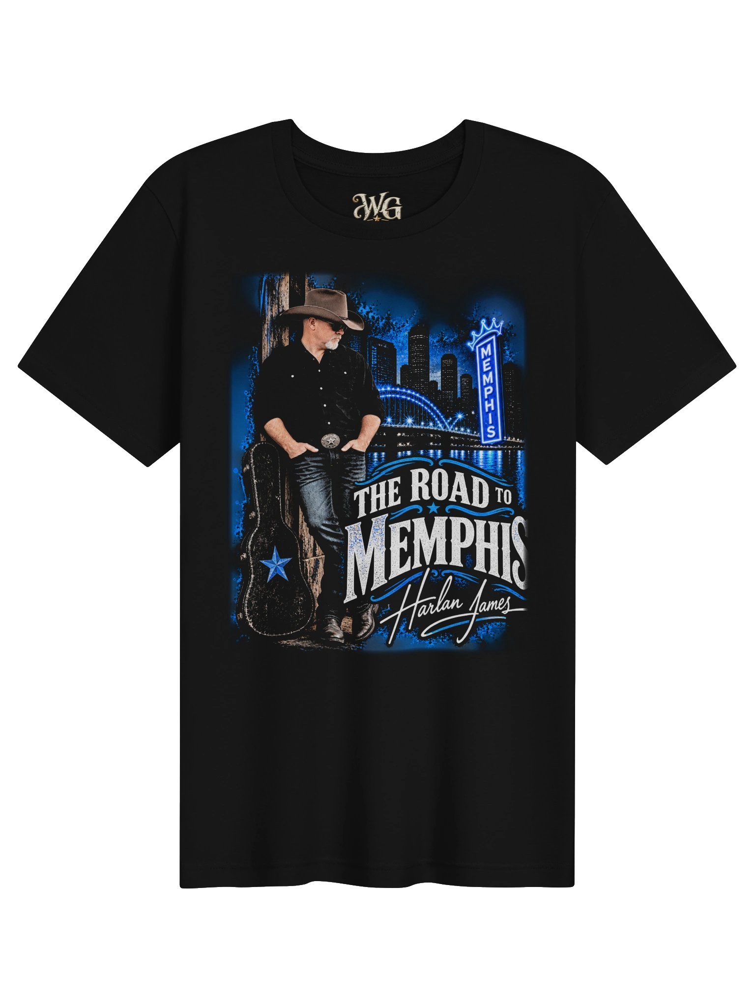 Harlan James – Road to Memphis 2027 | Limited Edition Supporter Tee product image (1)