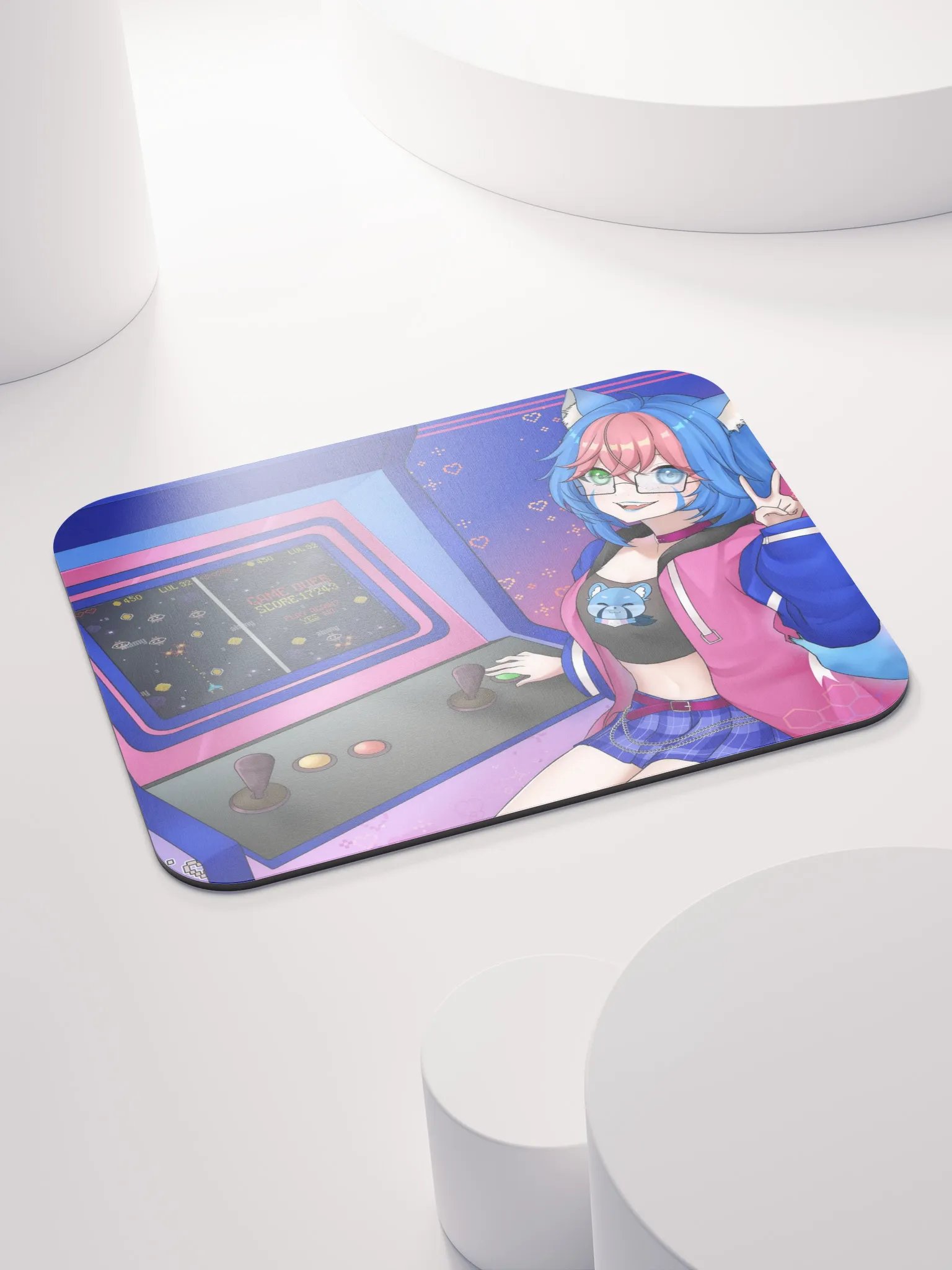 Aya's Arcade Mouse Pad (8.7″ × 7.1″) product image (4)
