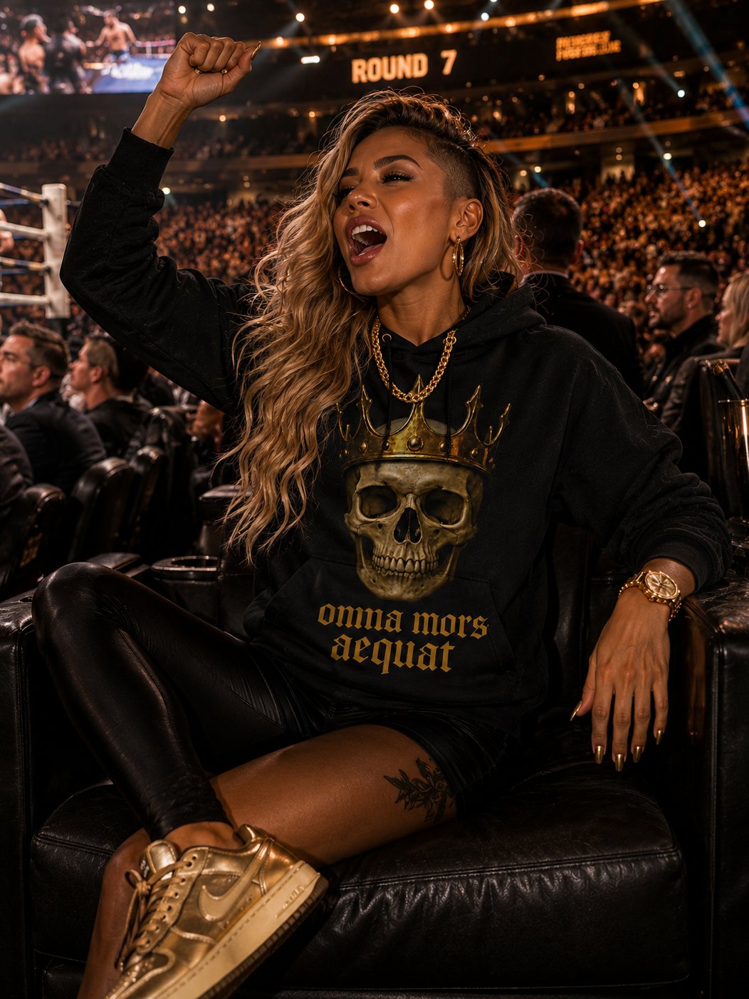 OMMA MORS AEQUAT “Death Makes all things Equal” Hoodie product image (2)