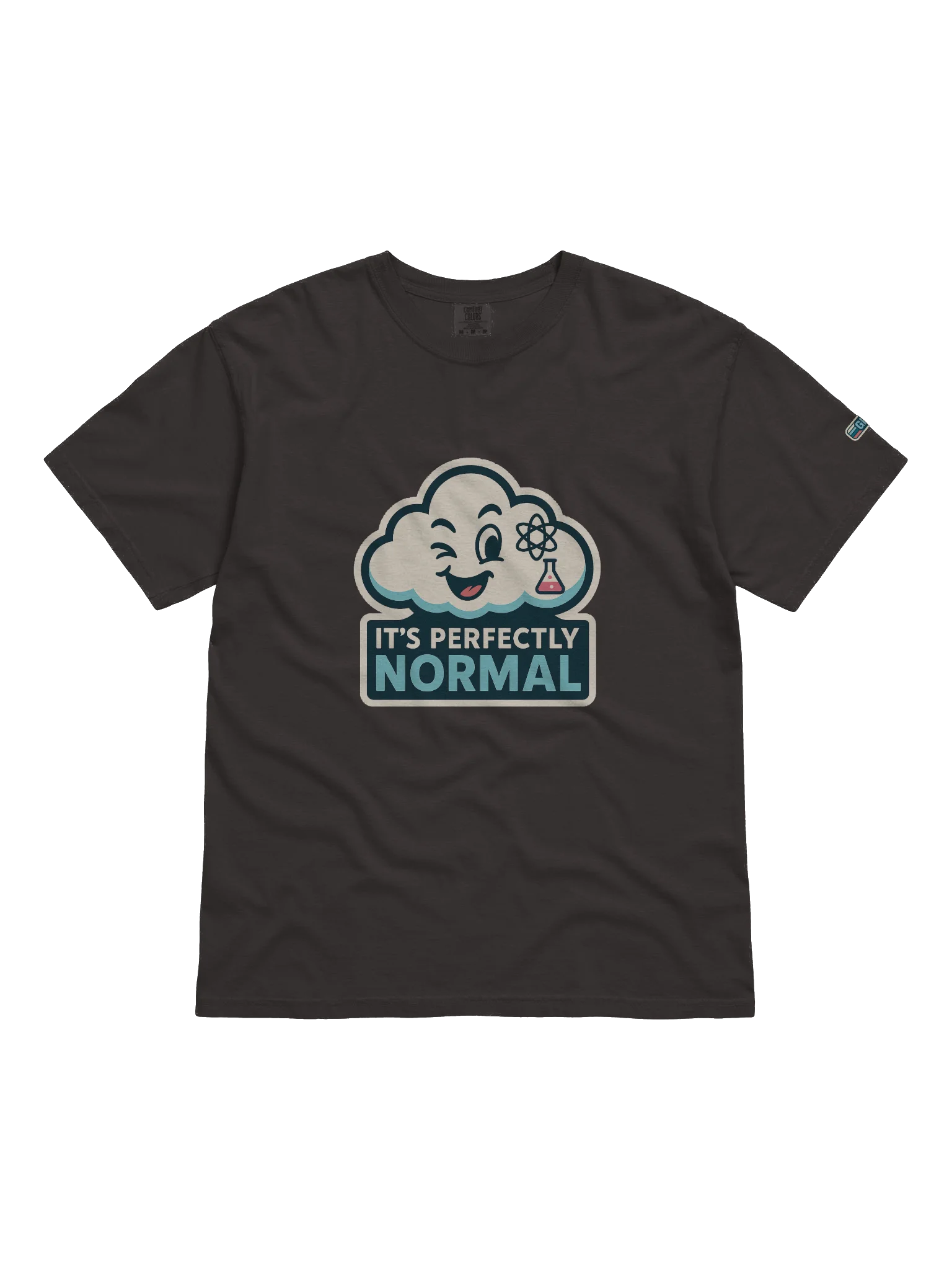 The GHR Perfectly Normal Cloud Tee — by Glam Ham Radio product image (1)