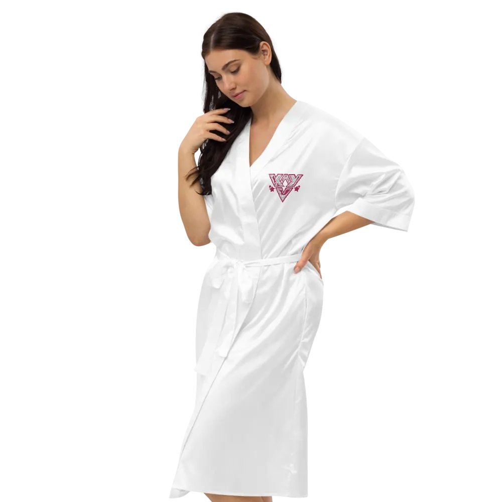 KAY V SATIN ROBE product image (16)