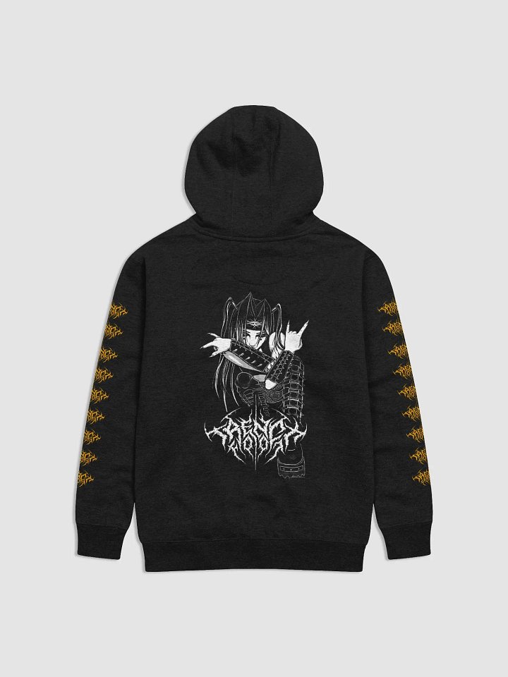 DEATHLOGO HOODIE ORANGE product image (2)
