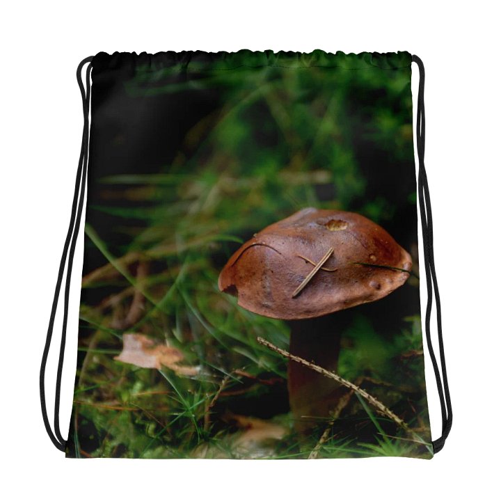 Drawstring bag - Mushroom in the moss product image (1)