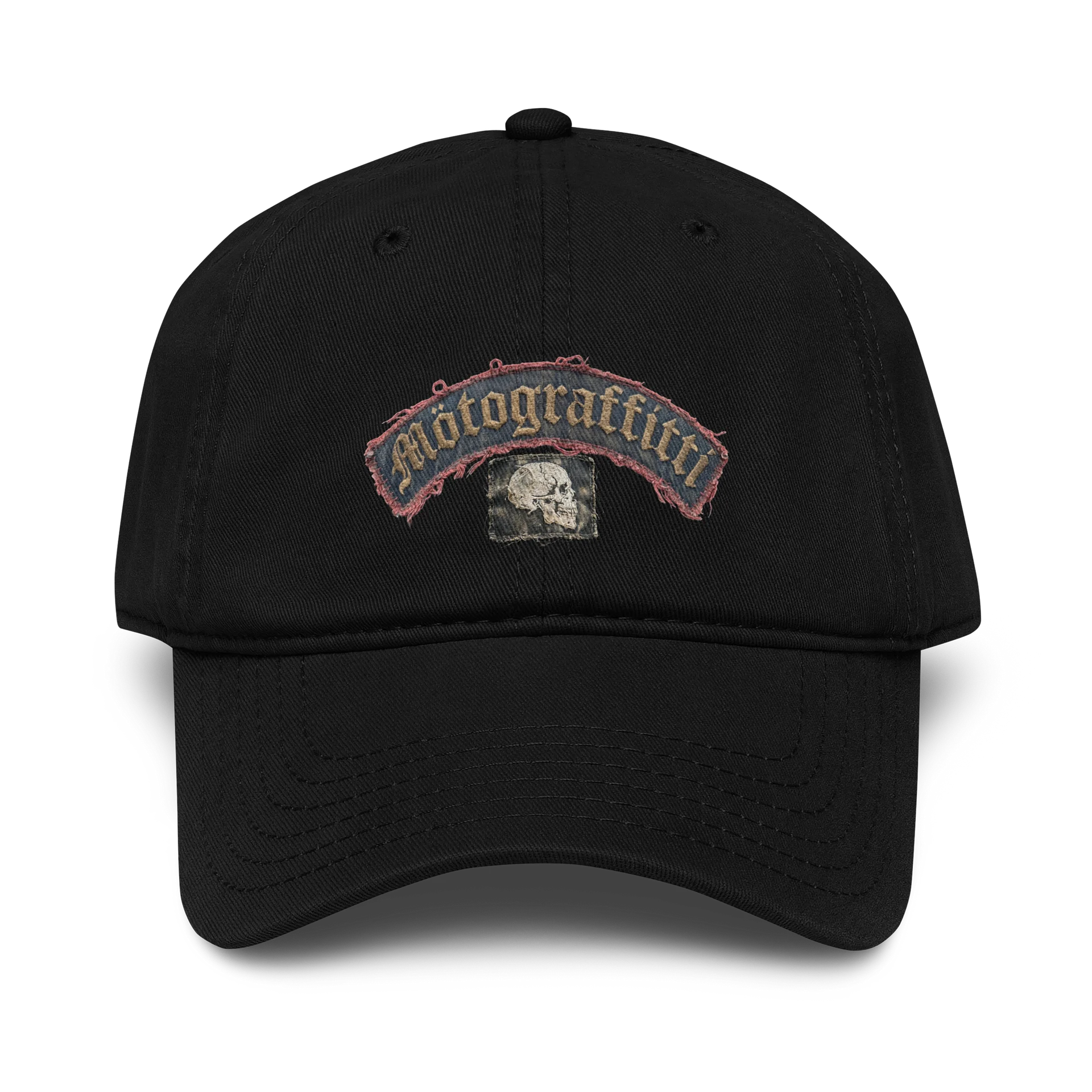 Rebel Skull Garment-Washed Cap product image (1)