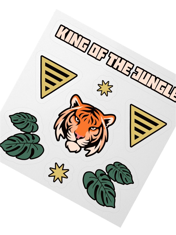 King of the Jungle Sticker Set product image (4)