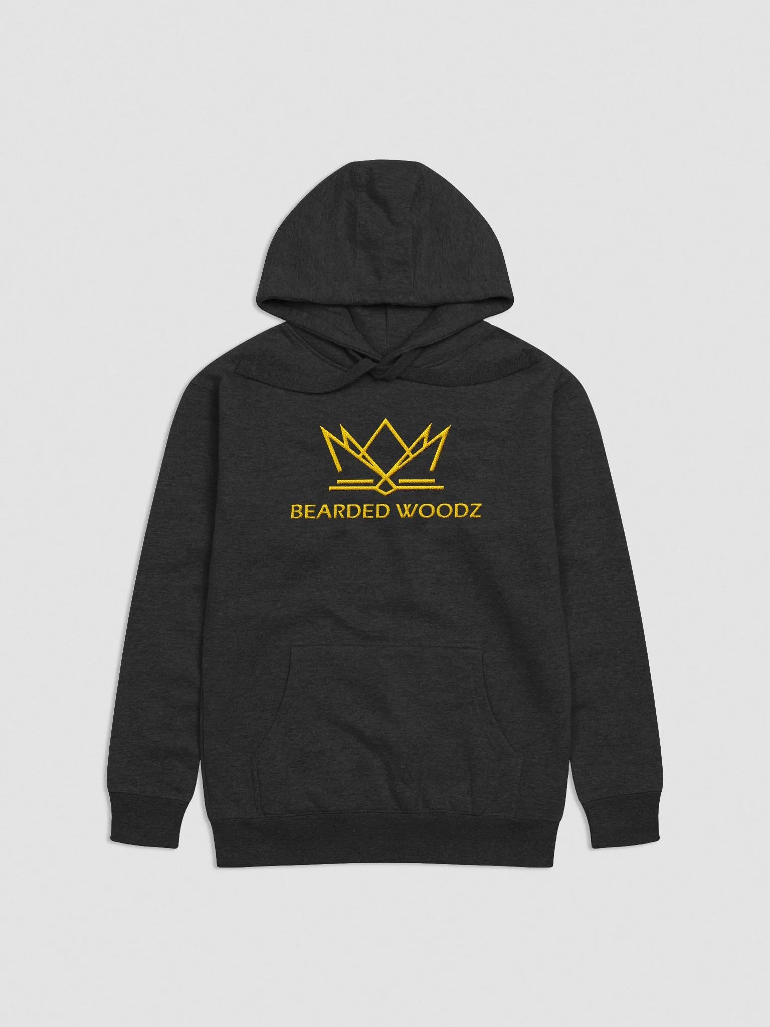 Men's Classic Bearded Woodz Hoodie (Gold Embroidery) product image (1)