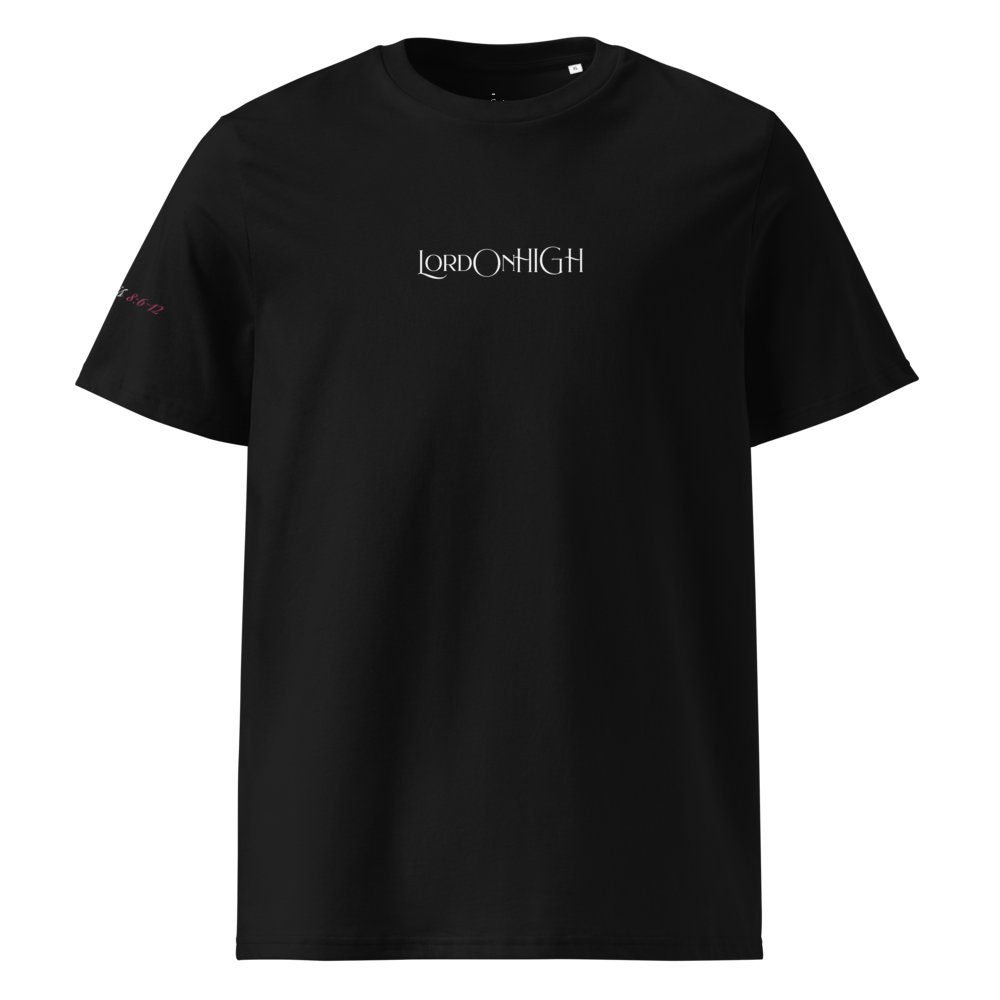 The Lord On HIGH | NEW CHAPTER | UNISEX Tee | White & Pink product image (7)