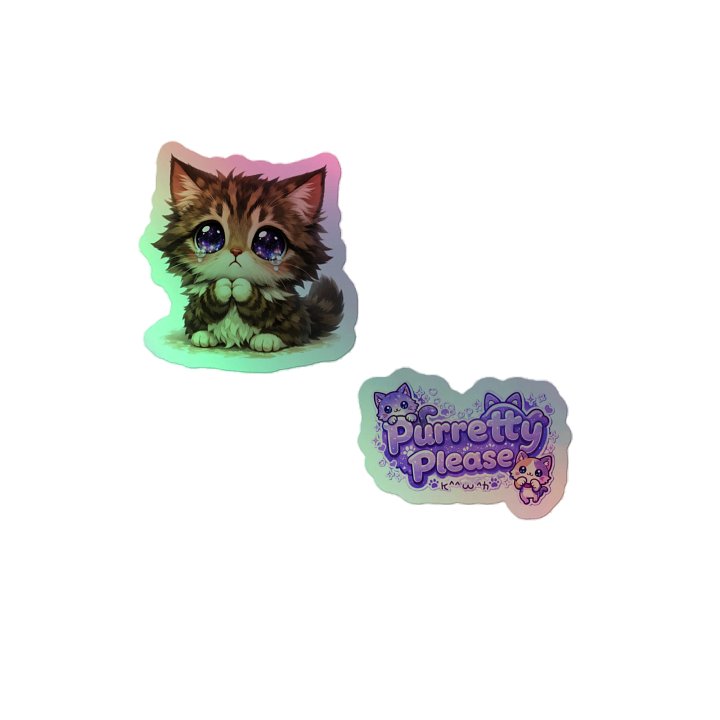 Purretty Please Holographic Sticker Sheet product image (2)