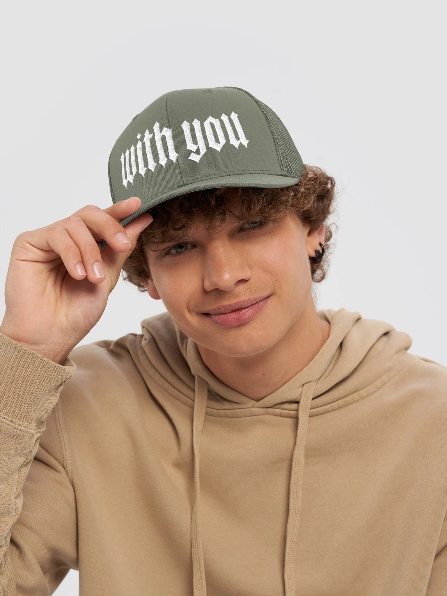 With You Trucker Hat product image (6)